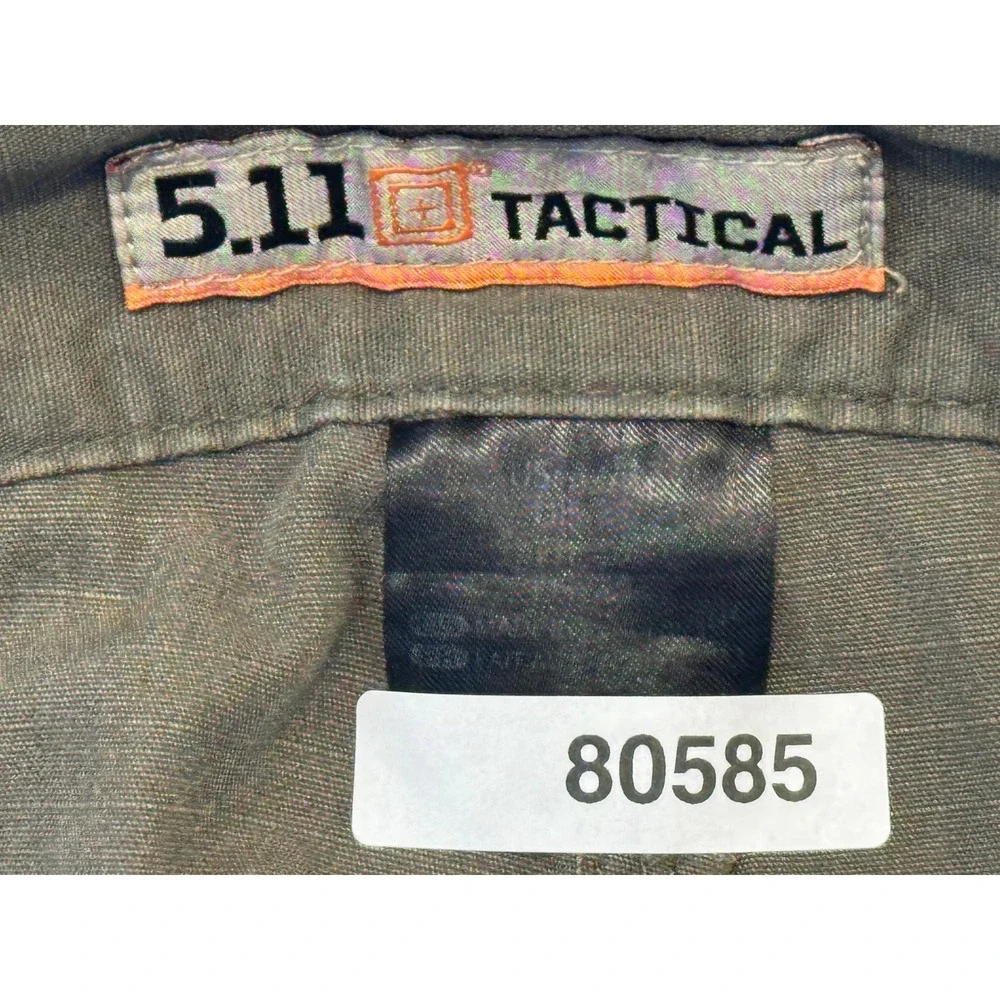 5.11 Tactical Cargo Pants Mens 32x30 Olive Green Ripstop Utility Trousers 74273